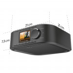 DIR355BT Digital Radio, DAB+/Internet Radio/Bluetooth®/App, black