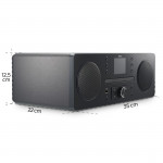 Digitálne rádio DR1560CBT DAB/DAB+/FM/CD/Bluetooth/Rx
