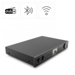 HiFi-tuner DIT2105, DAB+/internetové rádio/Bluetooth® RX/TX, čierna