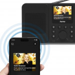 Digitálne rádio DIR10, DAB+/internetrádio/Bluetooth® RX/aplikácia