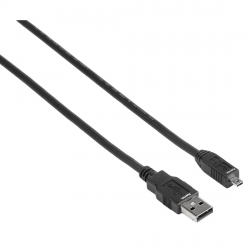 Mini USB 2.0 kábel, typ A - mini B (B8), blister