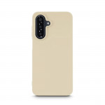 Puzdro na mobil Fantastic Feel pre Samsung Galaxy A17/A17 5G, béžové
