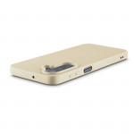 Puzdro na mobil Fantastic Feel pre Samsung Galaxy A17/A17 5G, béžové