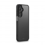 Puzdro na mobil Frame Protect pre Galaxy A17/A17 5G, priehľadné, čierne