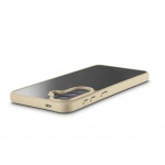 Puzdro na mobil Frame Protect pre Samsung Galaxy A57 5G, béžové