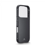 360° Glass kryt, Apple iPhone 17 Pro, sklenený, predný+zadný diel, karbón 360° Glass kryt, Apple iPhone 17 Pro, sklenený, predný+zadný diel, karbón