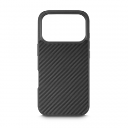 Robust Carbon Cover for Apple iPhone 17 Pro Max, black