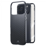 360° Glass kryt, Apple iPhone 17 Pro Max, predný+zadný diel, karbón