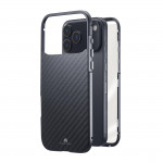 360° Glass kryt, Apple iPhone 17 Pro Max, predný+zadný diel, karbón