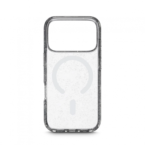 “Mag Glitter” Cover for Apple iPhone 17 Pro, transparent “Mag Glitter” Cover for Apple iPhone 17 Pro, transparent