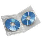 Obal na 2 DVD, transparentný, 5 ks
