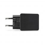 Charger, 2 x USB-A, 12 W, black
