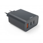Quick Charger,2xC+A,PD,65W,Anth