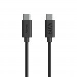 Nabíjací kábel, USB-C - USB-C, 60 W, 1,2 m, čierny