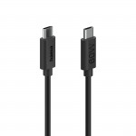 Nabíjací kábel, USB-C - USB-C, 60 W, 1,2 m, čierny