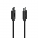 Nabíjací kábel, USB-C - USB-C, 60 W, 1,2 m, čierny