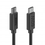 Nabíjací kábel, USB-C - USB-C, 60 W, 1,2 m, čierny Nabíjací kábel, USB-C - USB-C, 60 W, 1,2 m, čierny