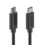Nabíjací kábel, USB-C - USB-C, 60 W, 1,2 m, čierny Nabíjací kábel, USB-C - USB-C, 60 W, 1,2 m, čierny