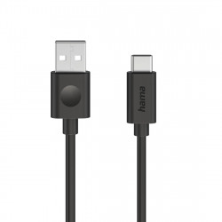 Nabíjací kábel, USB-A - USB-C, 60 W, 1,2 m, čierny