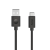 Nabíjací kábel, USB-A - USB-C, 60 W, 1,2 m, čierny