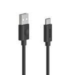 Nabíjací kábel, USB-A - USB-C, 60 W, 1,2 m, čierny Nabíjací kábel, USB-A - USB-C, 60 W, 1,2 m, čierny