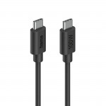Nabíjací kábel, USB-C - USB-C, 100 W, 1,2 m, čierny