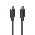 Nabíjací kábel, USB-C - USB-C, 100 W, 1,2 m, čierny