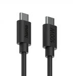 Nabíjací kábel, USB-C - USB-C, 100 W, 1,2 m, čierny