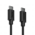 Nabíjací kábel, USB-C - USB-C, 100 W, 1,2 m, čierny Nabíjací kábel, USB-C - USB-C, 100 W, 1,2 m, čierny