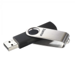 USB kľúč Rotate, USB 2.0, 8GB, 10MB/s, čierna/strieborná USB kľúč Rotate, USB 2.0, 8GB, 10MB/s, čierna/strieborná