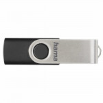 USB kľúč Rotate, USB 2.0, 8GB, 10MB/s, čierna/strieborná USB kľúč Rotate, USB 2.0, 8GB, 10MB/s, čierna/strieborná