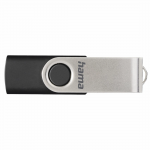 USB kľúč Rotate, USB 2.0, 8GB, 10MB/s, čierna/strieborná USB kľúč Rotate, USB 2.0, 8GB, 10MB/s, čierna/strieborná