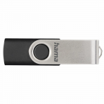 USB kľúč Rotate, USB 2.0, 16GB, 10MB/s, čierna/strieborná USB kľúč Rotate, USB 2.0, 16GB, 10MB/s, čierna/strieborná