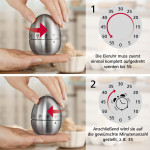 Egg Timer, stainless steel