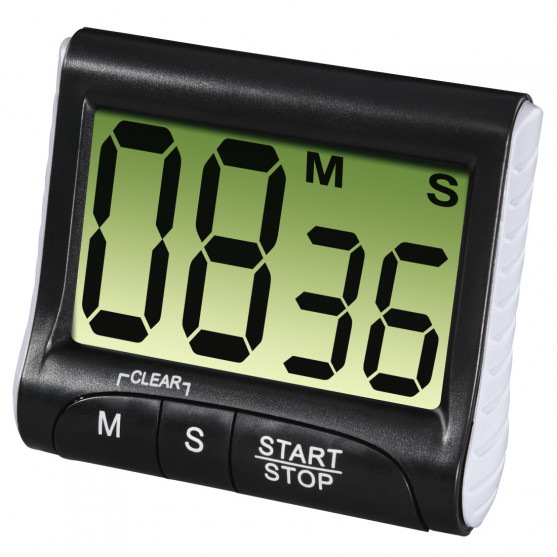 Countdown Kitchen Timer, digital, black