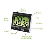 Countdown Kitchen Timer, digital, black