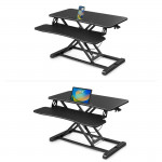 Sit-Stand stolný podstavec pre prácu v stoji a v sede, 80x40 cm Sit-Stand stolný podstavec pre prácu v stoji a v sede, 80x40 cm