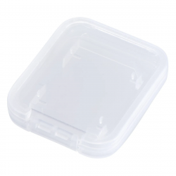 Box na pamäťové karty SD Slim Box, pre 1 kartu, priehľadná