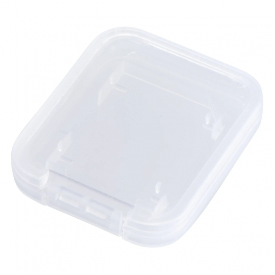 Box na pamäťové karty SD Slim Box, pre 1 kartu, priehľadná