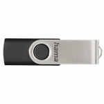 USB kľúč Rotate, USB 2.0, 32GB, 10MB/s, čierna/strieborná USB kľúč Rotate, USB 2.0, 32GB, 10MB/s, čierna/strieborná