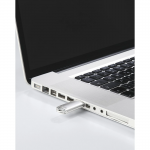 USB kľúč Laeta, USB 2.0, 128 GB, 15 MB/s, strieborný