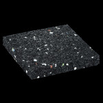 Anti-Slip Pads with Vibration Protection, 10 x 10 x 1.5 cm, Set of 4