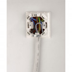 Electric Kitchen Stove Power Cord, 2.5m, white (Service/Workshop)