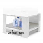 Universal Stand with Base Division for Washing Machine and Dryer