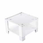 Universal Stand with Base Division for Washing Machine and Dryer