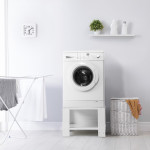 Universal Stand with Base Division for Washing Machine and Dryer