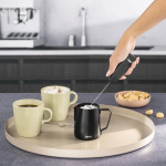 Xavax Barista nádoba/kanvička, na prípravu mliečnej peny, nerezová, 350 ml, matná čierna