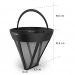 Permanent Filter for Coffee Makers, Coffee Filter Replacement for Size 4, b