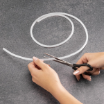 Milk Hose for Fully Automatic Coffee Makers, Silicone Hose, Ø 6 mm, translu Milk Hose for Fully Automatic Coffee Makers, Silicone Hose, Ø 6 mm, translu