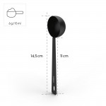 Xavax Barista odmerka na kávu/čaj a pod., 6-7 g/15 ml, 14,5 cm, ušľachtilá oceľ, matná čierna